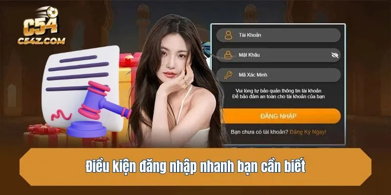 Điều kiện đăng nhập nhanh bạn cần biết