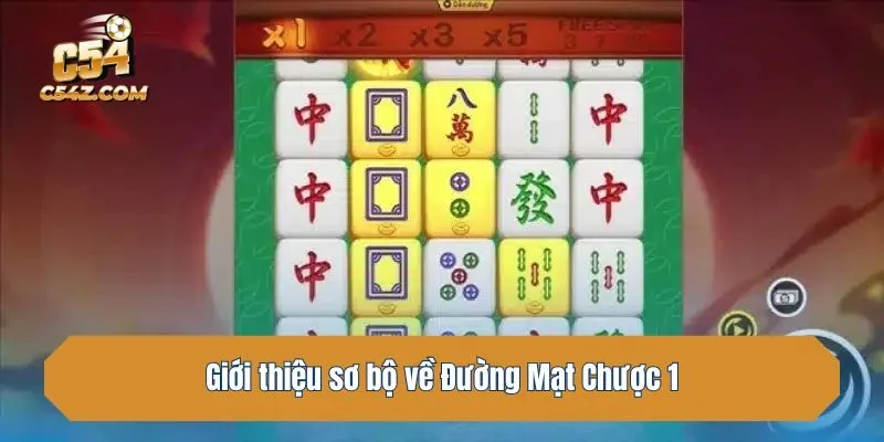 Giới thiệu sơ bộ về Đường Mạt Chược 1