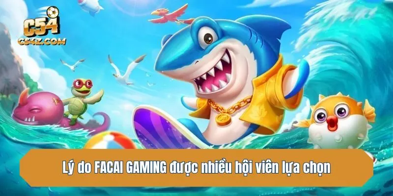 Lý do FACAI GAMING được nhiều hội viên lựa chọn