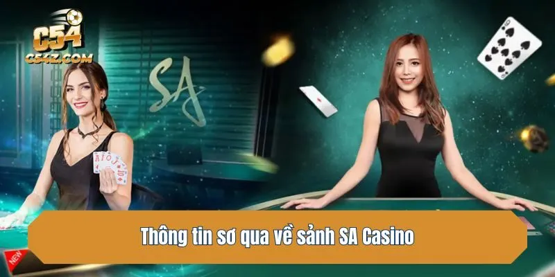 Thông tin sơ qua về sảnh SA Casino
